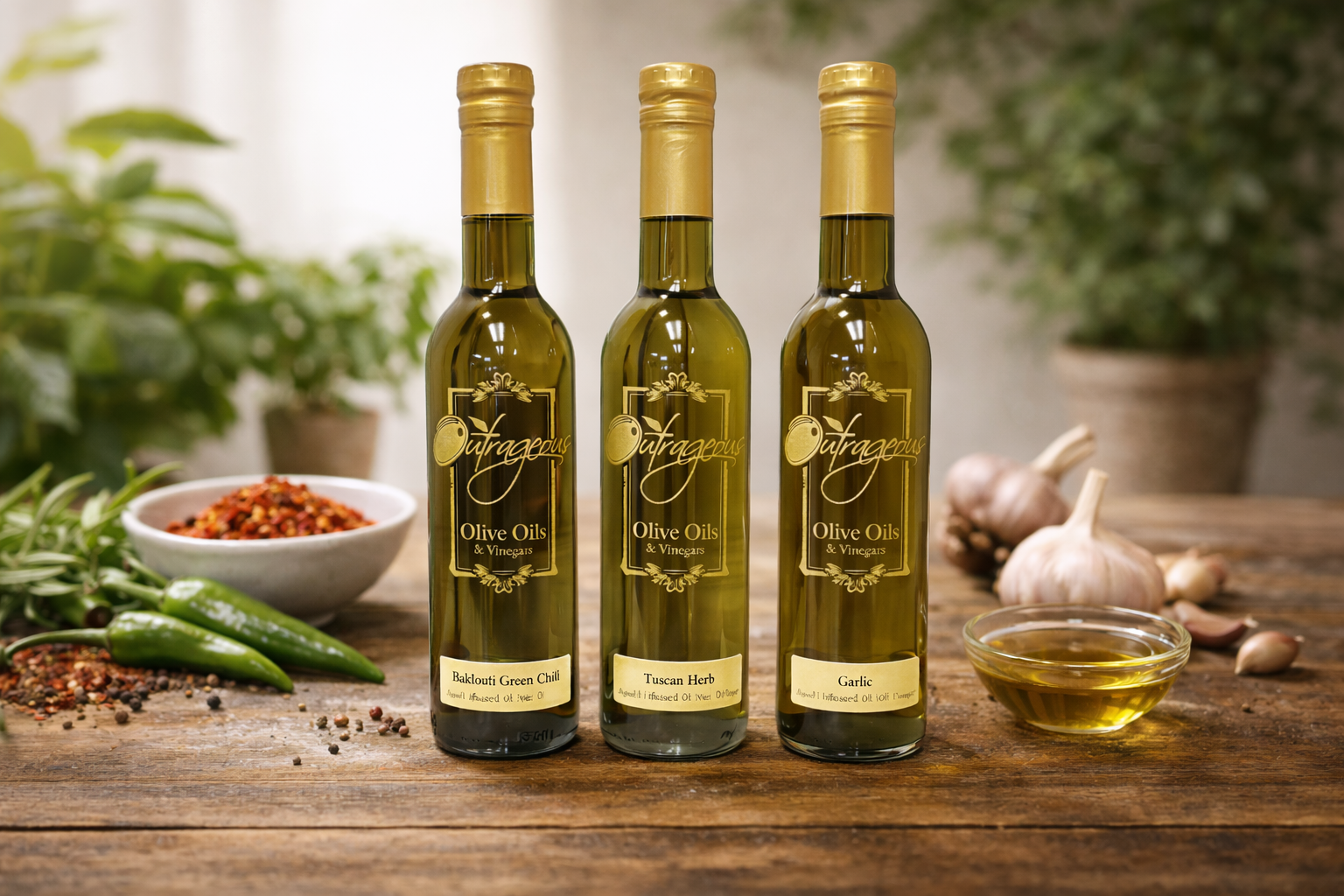Flavored Olive Oils | Outrageous Olive Oils & Vinegars